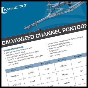 Galvanized Channel Pontoon flyer Galvanized Channel Pontoon flyer
